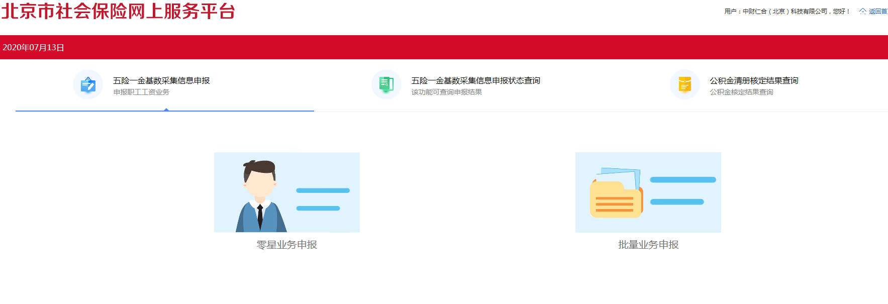 零星申报